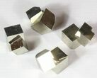 Natural Cubic Pyrite From Spain (Wholesale Flat) - Pieces #63480-1